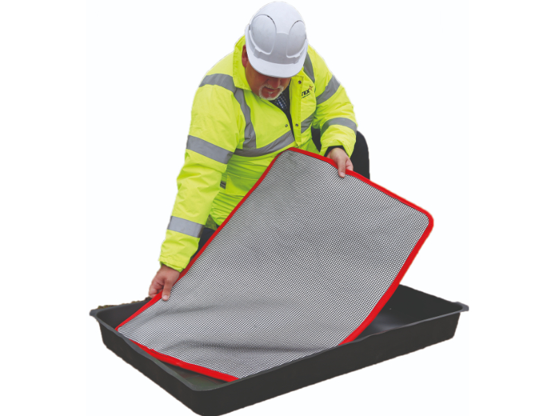 Spill containment trays for indoor and outdoor spills Made in the UK