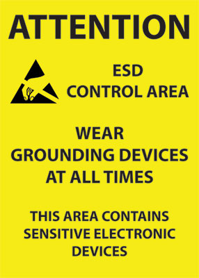 ESD Warning Sign