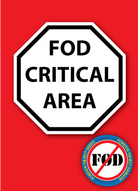 FOD Critical 1 and 2 Signs