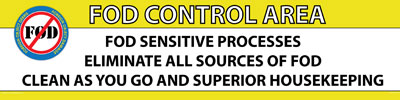 FOD Control Banner