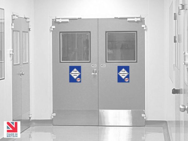 FOD Zone Door Signs