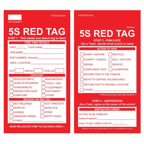 5S Red Tag UK